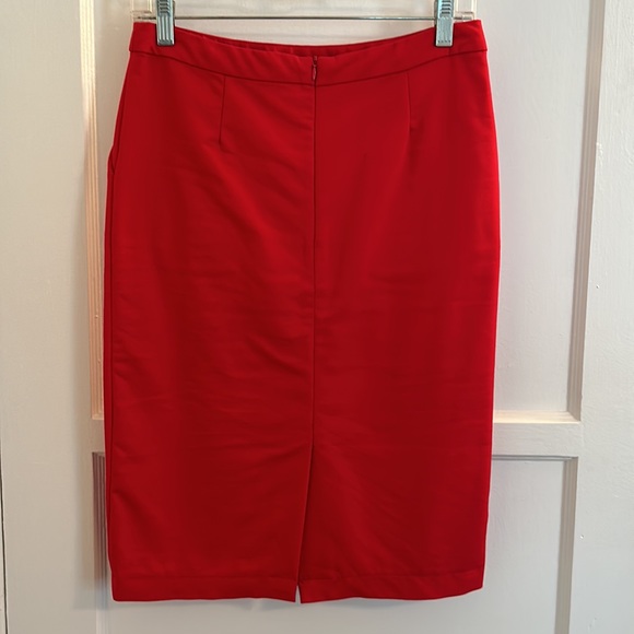 Red Lulu’s pencil skirt - Picture 2 of 6